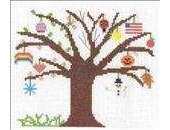 Angelic Stitches Tree for All Seasons By Velda