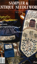 Sampler and Antique Needlework Quarterly SANQ - Vol.26 - Spring 2002