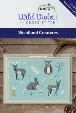 Wild Violet Cross Stitch - Woodland Creatures - Free