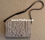 Rebeccas Stylings - Noelle Stiles - Glenrose Cable Purse