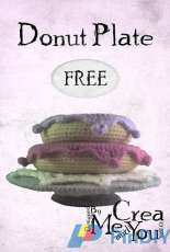 Crea Me - Carola van Groen - Donut Plate - Free