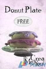 Crea Me - Carola van Groen - Donut Plate - Free