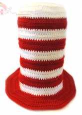 Crochet Spot - Rachel Choi - Striped Top Hat