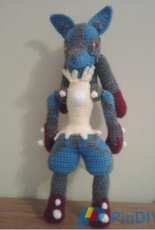 Crochet Fanatic - Christjan Bee - Mega Lucario - Free
