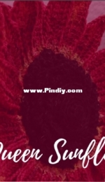 Flawless Crochet Flowers - Leticia Lebron - Velvet Queen Sunflower