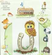 DMC BK1198 Woodland Folk - Ollie Owl with Lucky Horseshoe
