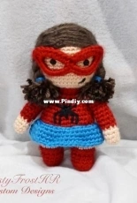 MistyFrostHR Custom Designs - Spider Girl 6 inches Plush Doll  - Free