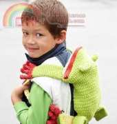 Yarnspirations - Lily Sugar and Cream - Frog Backpack - Free