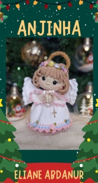 Pontos de Algodão - Eliane Abdanur - Angel - Anjinha - Portuguese