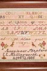 Heritage Samplers - EE Hollingworth 1885 - XSD/PCS