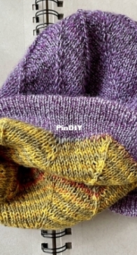 Chevron Sock Yarn Hat by Nick Davis