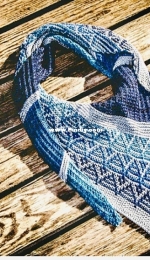 Ribs and Arrows Shawl by Benjamin Matthews