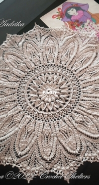 Crochet Shelters - Gangarathna Bhat - Aadrika Doily - English and Russian