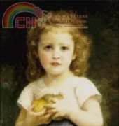 Golden Kite GK 163 - Little Girl Holding Apples