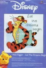 Designer Stitches A52 Tigger - Let the Dreams Begin