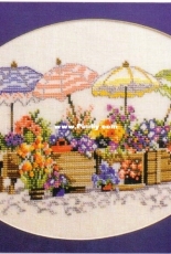 Flower Umbrellas from Fashion and Model - Cross Stitch 06 2008