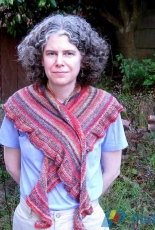 Karalee Harding Designs-Simple Ruffled Shawlette by Karalee Harding -Free