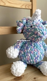Lion Brand Yarns - Pillow Unicorn M20086 - Free