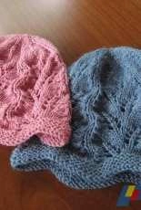 Fern Lace Baby Hat by Yarn Dar-English,Italian-Free