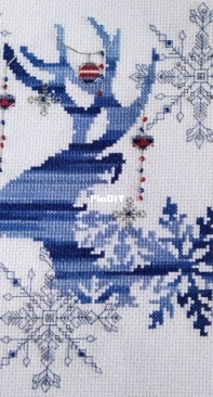 Smart Cross Stitch - Xmas Deer by Nadezhda Mashtakova - Free