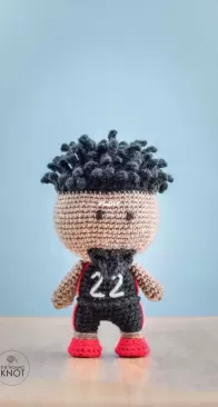 Basketball Player Amigurumi - TheNomadKnot - Ana Figueiredo - English