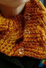 Interrupted Cable Cowl by Amy Kaspar /The Fiber Friend-English-Free