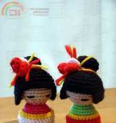 Happy Berry - Kokeshi Doll - Free