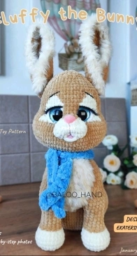 Baloo hand/ Alice Shop Toys - Ekaterina Zueva - Fluffy the Bunny