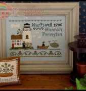 Little House Needleworks LHN DD-04 Dear Diary Hannah Purington 1796