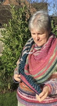 Barcelona Breeze Shawl by Stephen West