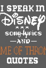 Mandarinks Design - Nadezhda Grigorieva / Grigoryeva Надежда Григорьева - Game of Thrones Quotes XSD and PCS