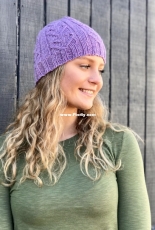 F904 Cable & Rib Heart Hat by Plymouth Yarn Design Studio-Free