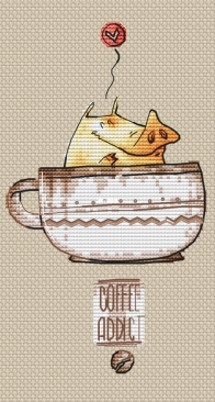 SV Stitch - Coffee Addict by Svetlana Nemiritskaya