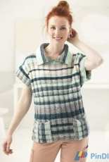 Brenton Top by Irina Poludnenko Lion brand-Free
