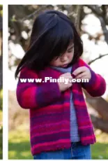 Girls Swing Jacket-by The Sassy Skein-Skacel collection