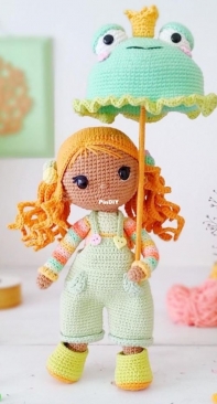 Le pompon - Ana Vicky Espiñeira - April autum doll - Abril muñequita de otoño - Spanish