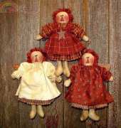 Prim Raggs Raggedy Angel Ornies