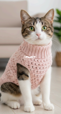 Clover Crochet Pattern - Cat Blouse