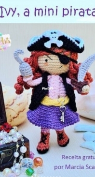 Ami Arts - Marcia Scarpelli - Ivy the Mini Pirate - Ivy a Mini Pirata - Portuguese - Free