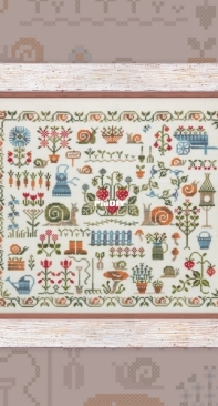 OwlForest Embroidery - Snail Garden  XSD + PCS