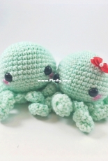 Choco Apple Shop - Nina Shimizu - Kawaii Tako Amigurumi Pattern - Free