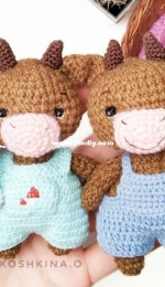 Crochet Toys Basket - Olga Lukoshkina - Little Bull - Translated - Free
