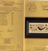 Knotted Tree Needle Art KTN047 - Fall Floral Sampler