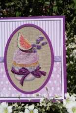 Lavender cake card