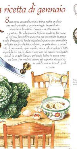 Recipe of June / La ricetta di gennaio - From italian magazine