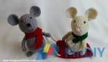 Amigurumi to Go- Sharon Ojala - Winter Mouse and Sled - Free
