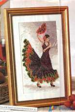 Spanish Dancer by Maria Diaz from The World of Cross Stitching TWOCS 198