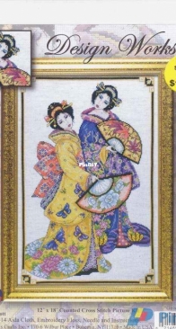 Design Works Crafts 2430 Geisha Pair by Joan Elliott XSD