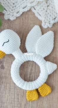 Elisas Crochet - Elisa Sartori  - Duck Teething Ring - Free