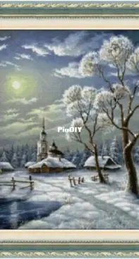 Winter night by Irina Sumarokova